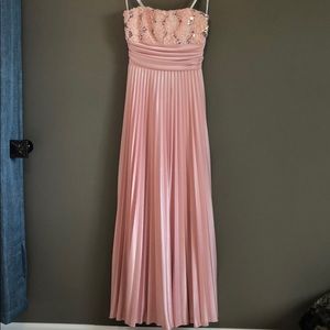 Strapless floor length gown
